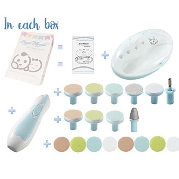 Royal Angels Baby Electric Nail Trimmer Kit - Picture 2 of 6